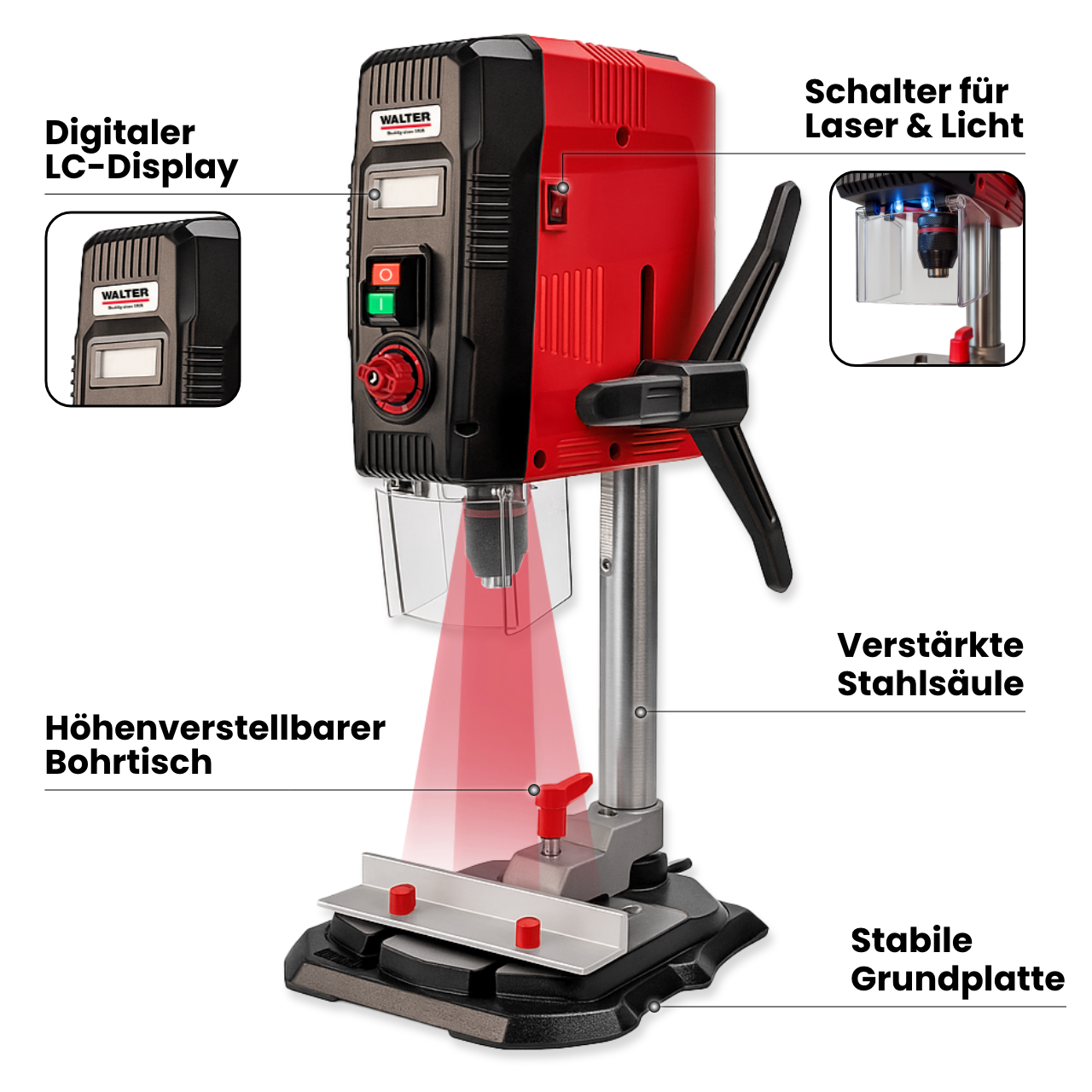 Bench drill 900 W