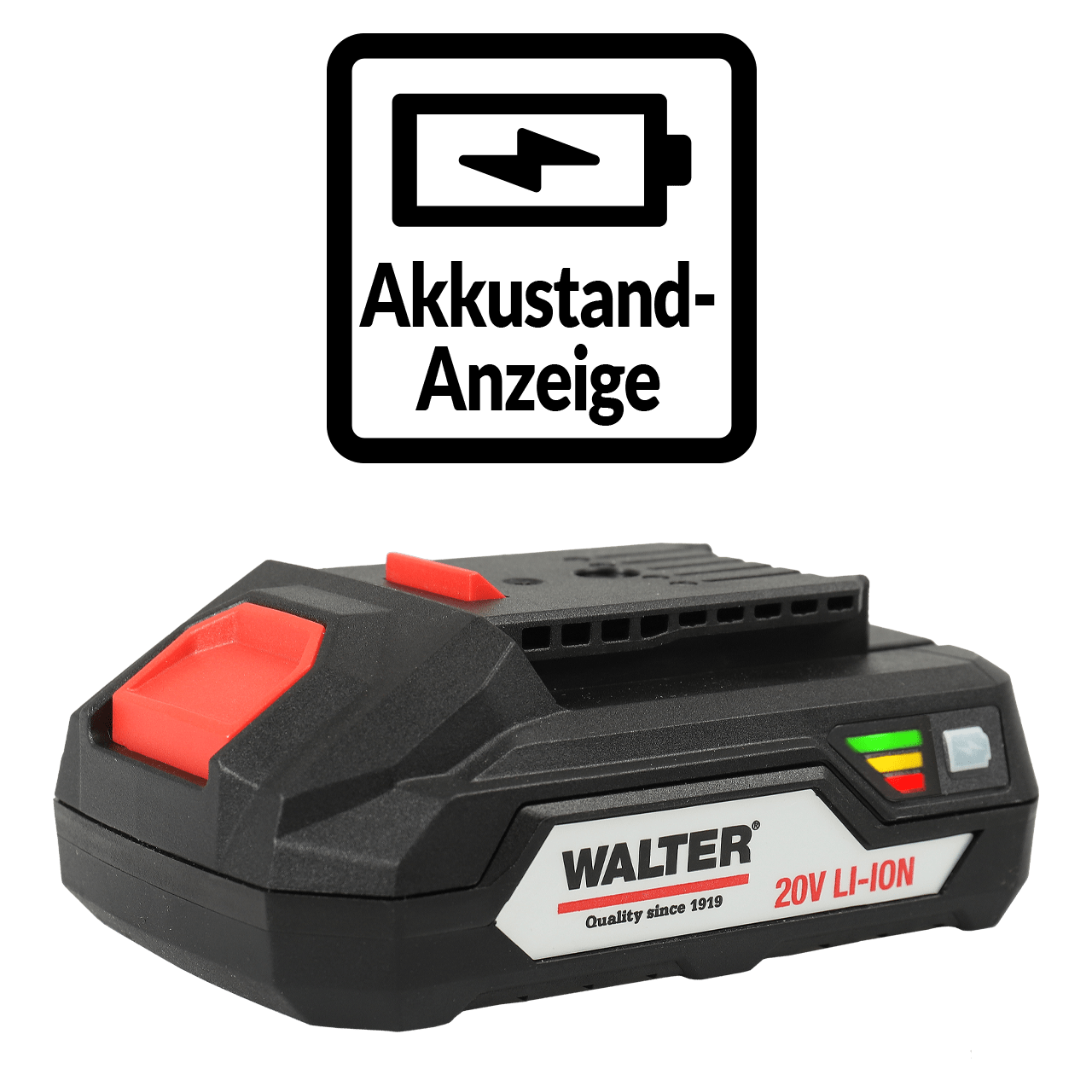 WALTER Li-Ion Akku 20 V / 2000 mAh
