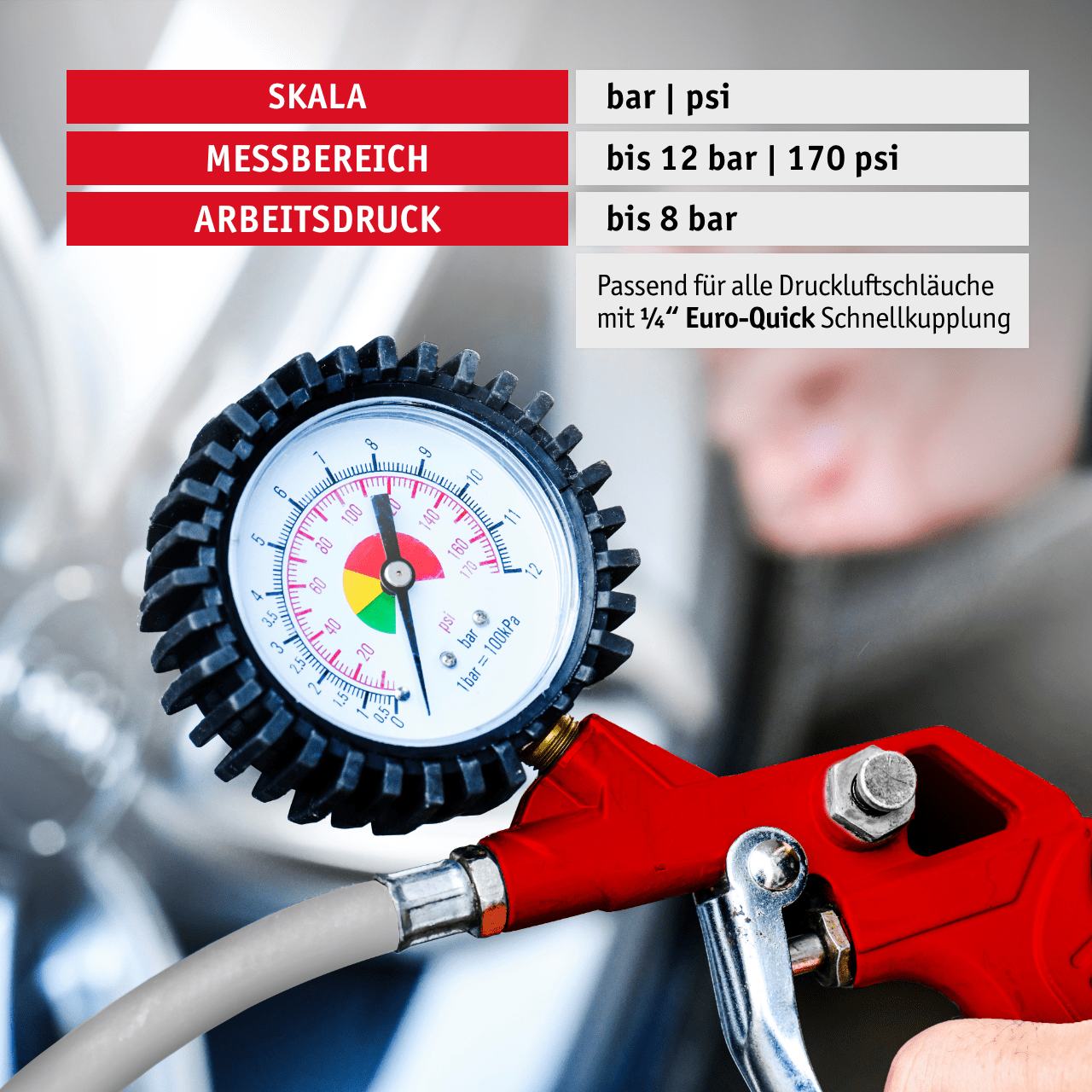 WALTER Druckluft Zubehör Set 13 tlg.