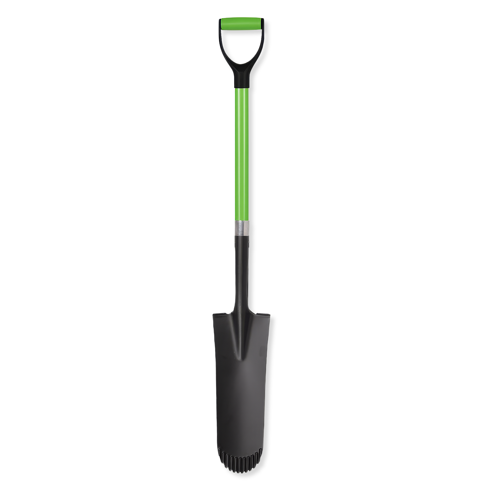 Drainage spade with fiberglass handle