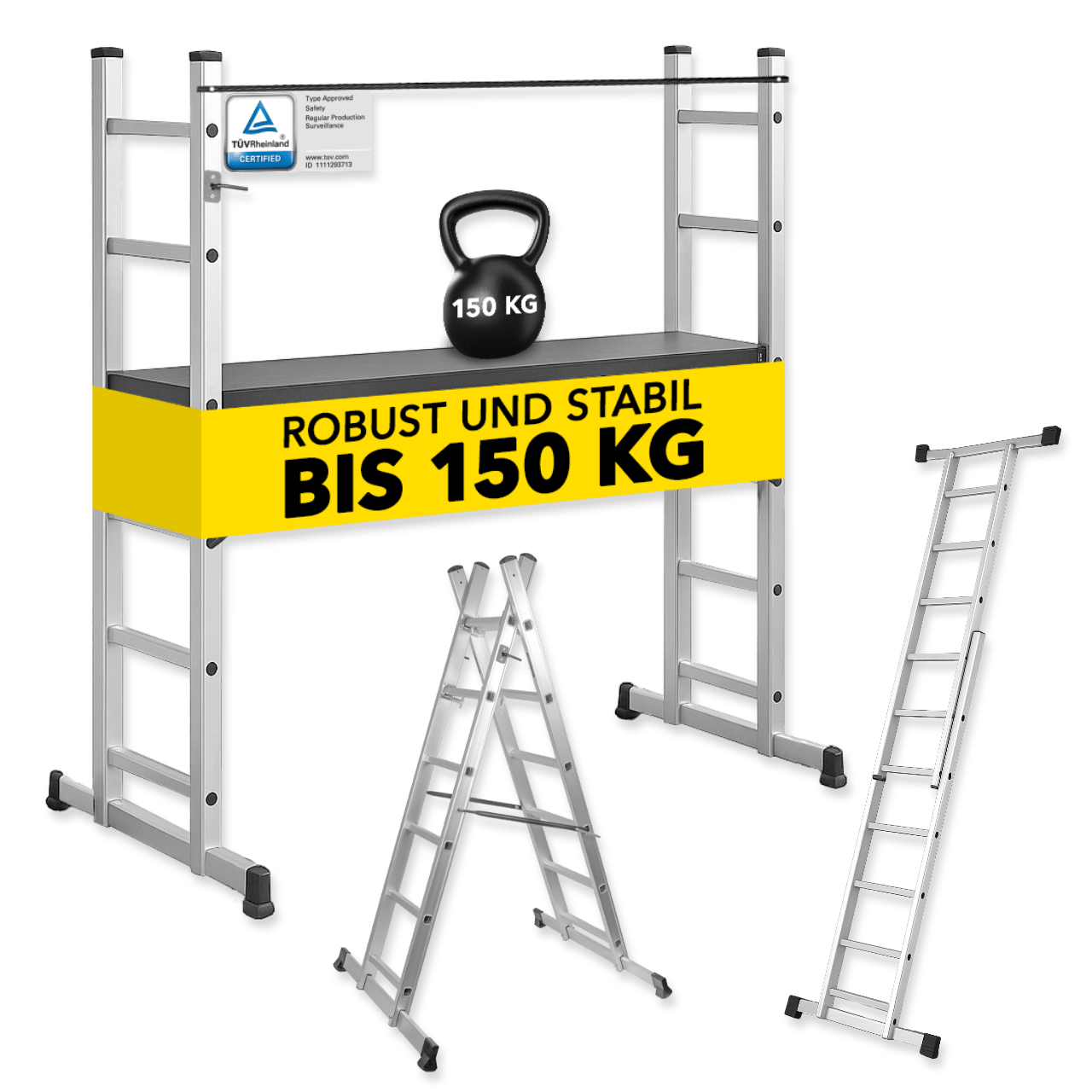 MISTER TOOL Aluminium Leitergerüst