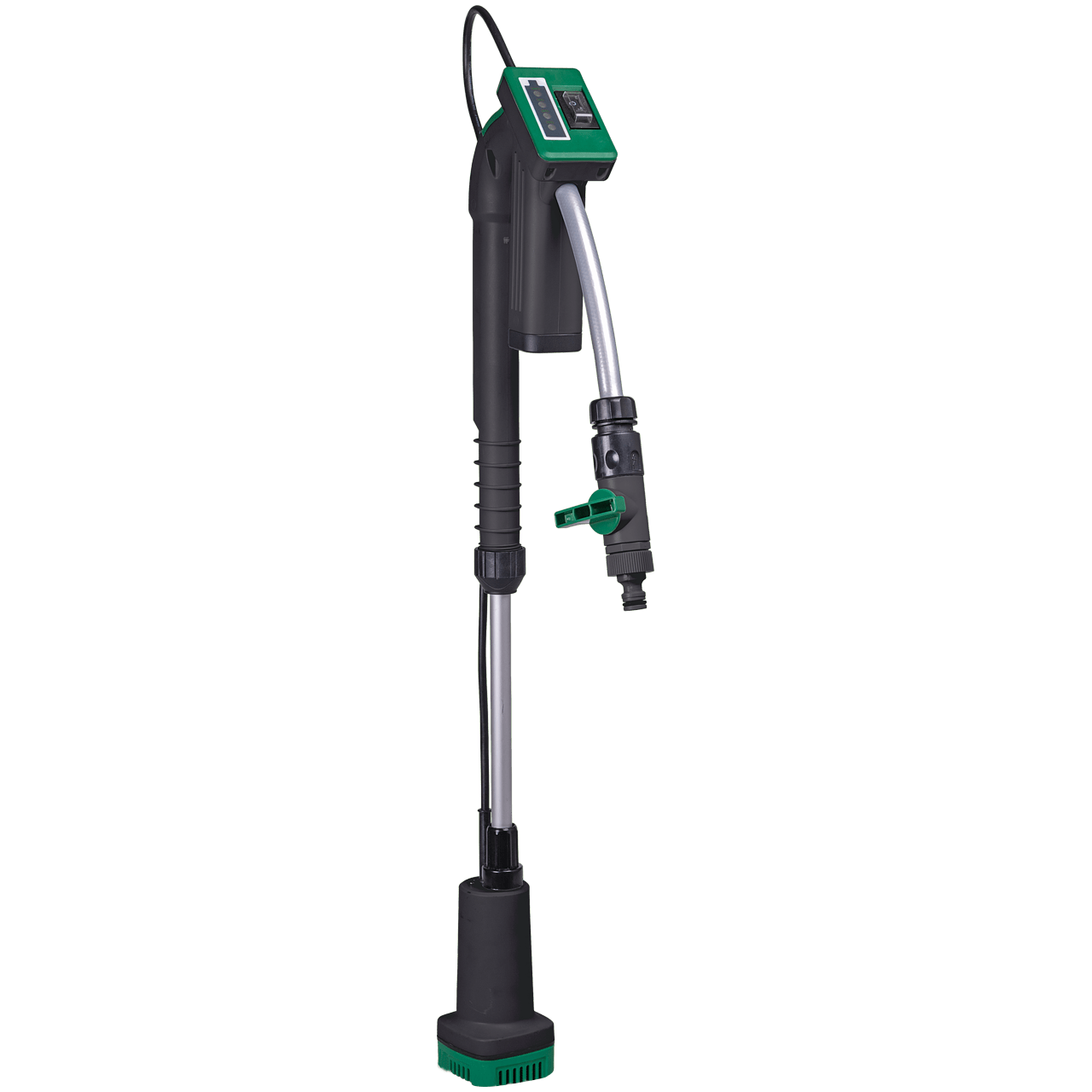 Multibrand Repacked Li - Ion Akku - Regenfasspumpe 12 V + 2 Akkus