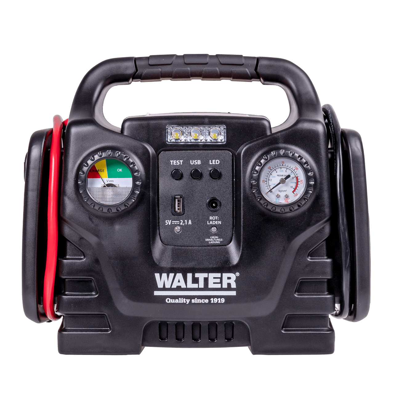WALTER Auto - Startgerät mit Kompressor