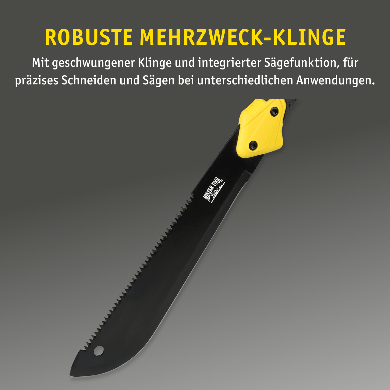 MISTER TOOL Mehrzweck-Machete mit Sägefunktion