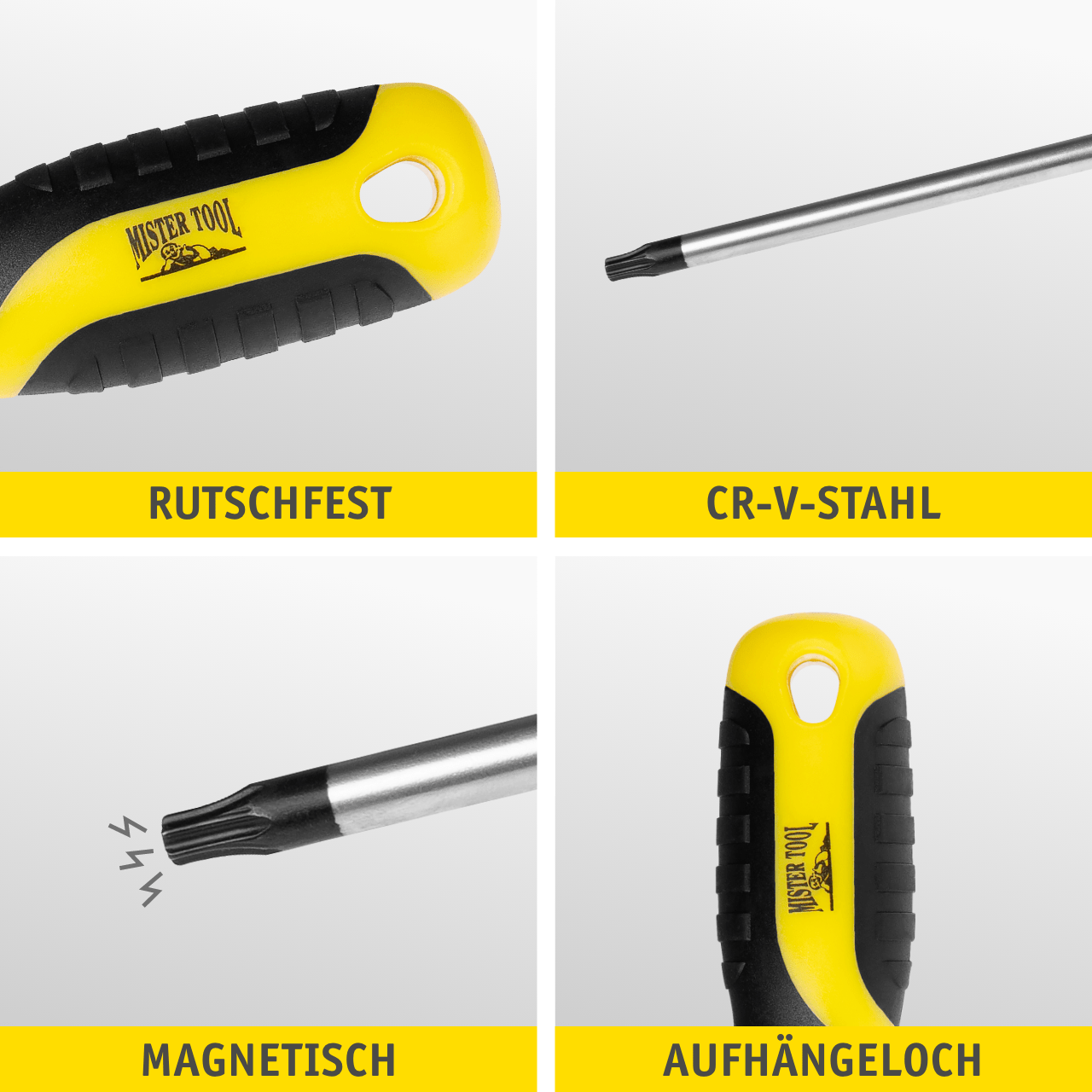 MISTER TOOL XXL-Schraubendreher- und Bitset 100-tlg.
