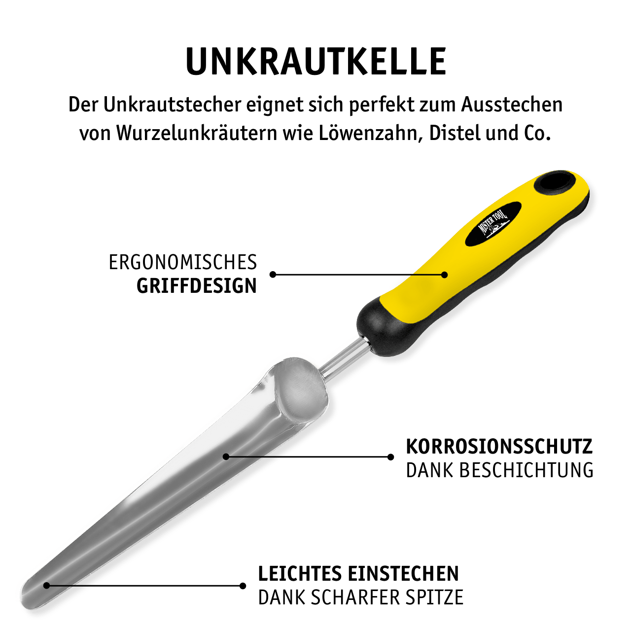MISTER TOOL Garten-Set 5-tlg. (Gartenschaufeln)