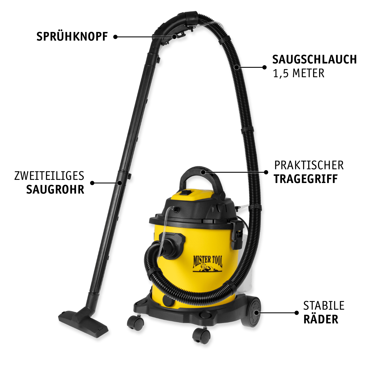 MISTER TOOL Waschsauger
