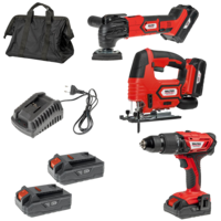 WALTER Cordless Tool Set 7 pc