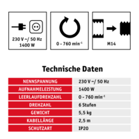 Farb- und Mörtelrührer 1400 W von WALTER #06