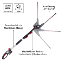WALTER Li-Ion Battery High Pruner/Heck Trimmer 20 V #03