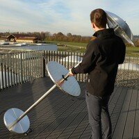 Halogen Terrassenstrahler inkl. Räder #08