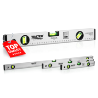 WALTER Spirit level set 3 pcs.