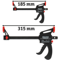 WALTER Quick-Action Clamp Set 4-pc. #04