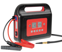 WALTER Li-Ion jump starter with compressor