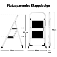 WALTER 2 Step Ladder foldable #04