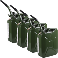 20L Metal jerry can set with spout