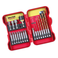 Bohrer-, Bit- & Stecknussen-Set 20 tlg.