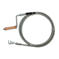 LEHMANN Pipe cleaning spiral with hand crank