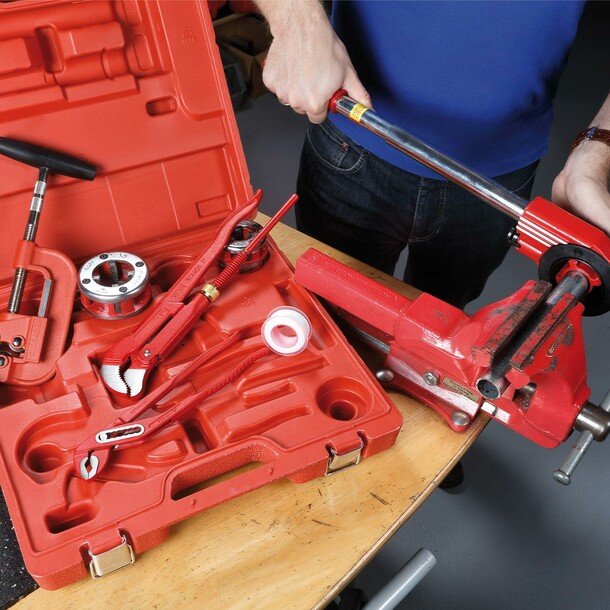 Rothenberger SANIKIT Werkzeugkoffer für Sanitär- Heizungsbereich Montagearbeit 