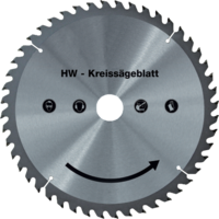 Hartmetall Sägeblatt 60 Zähne von WORKZONE