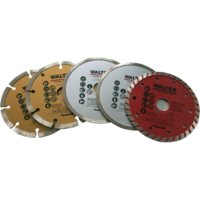 WALTER Diamond cutting discs, Set of 5 pieces