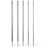 WALTER 5 pc 600 mm Heavy duty masonry drill bit set