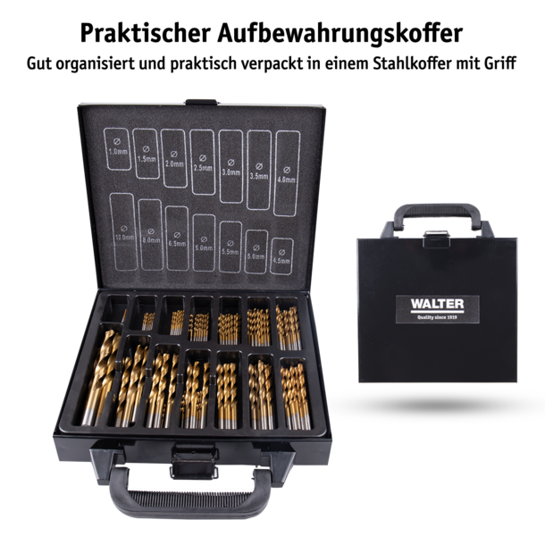 Walter drill bit shop set