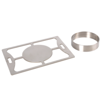 WALTER Burger tray with ring for Roaster #03