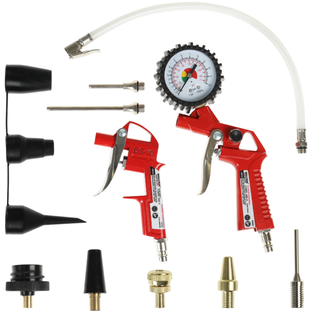 Druckluftwerkzeug Druckluftset Kompressor DL-Werkzeug Reifenfüller Set NEU 18552 
