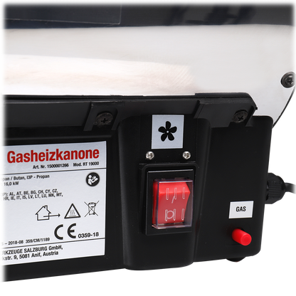 Gasheizkanone L