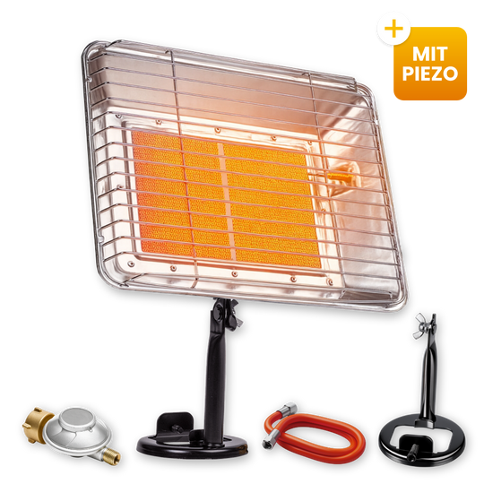 Gasheizstrahler Eco mit Piezo