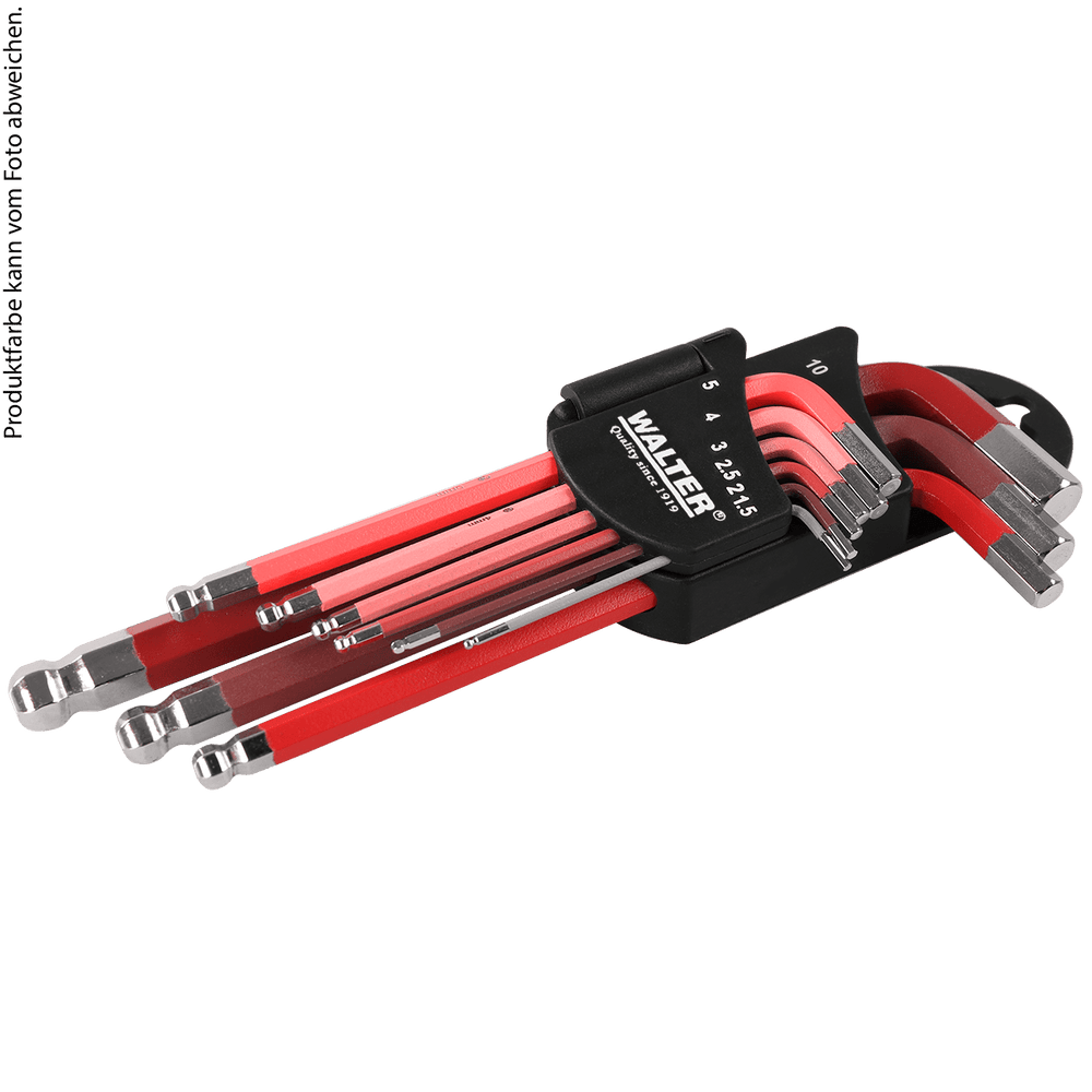 Buy the 9-piece Allen key set online - WALTER Tools