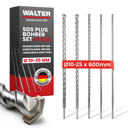 Drill bit set 5 pieces 600mm