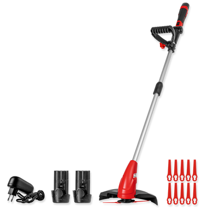 Akku-Rasentrimmer 12 V mit 2 Akkus