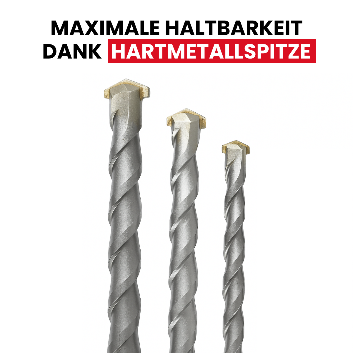 SDS+ drill bit set 3-piece 1000 mm