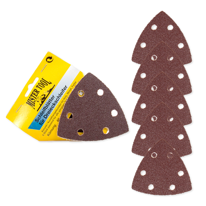 Sandpaper set for triangular sander 6 pieces