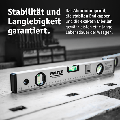 WALTER Wasserwaagen-Set 3-tlg.