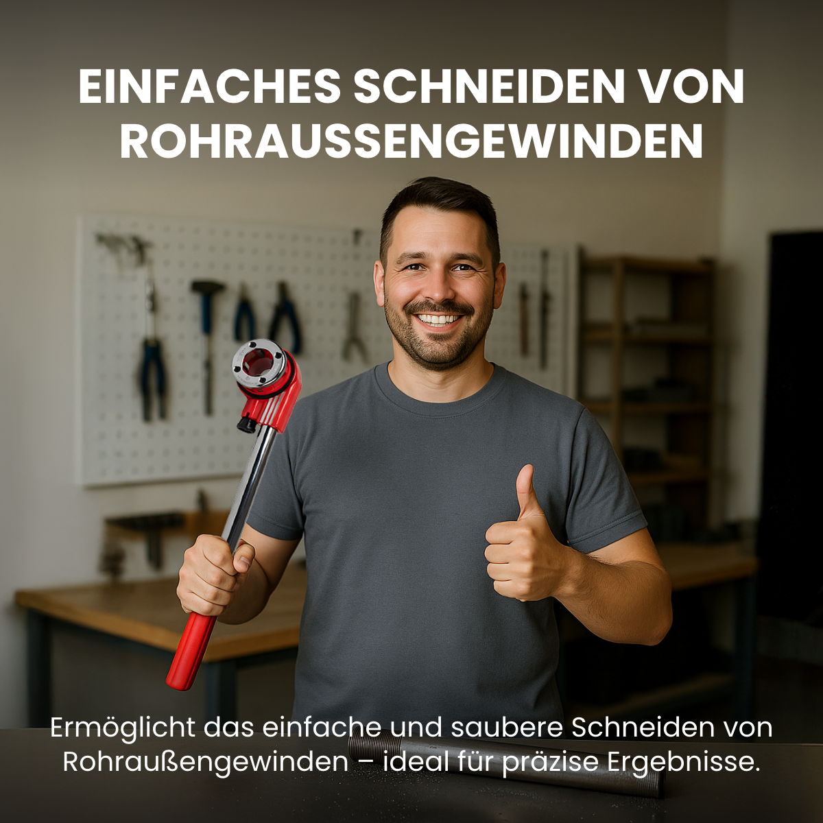 Gewindeschneidkluppensatz 6-tlg.