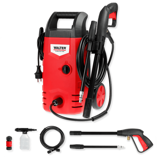W LAIWO Hochdruckreiniger-Set, 5000 PSI, Mit 5 Düsen & 101,6 Cm Lanze, M22-Anschluss, Rot – Für Auto & Hof