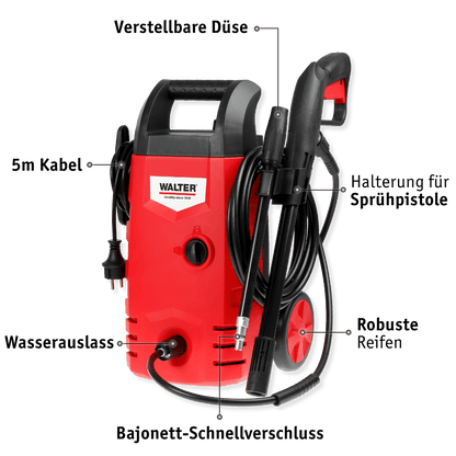 WALTER Hochdruckreiniger 1400 W