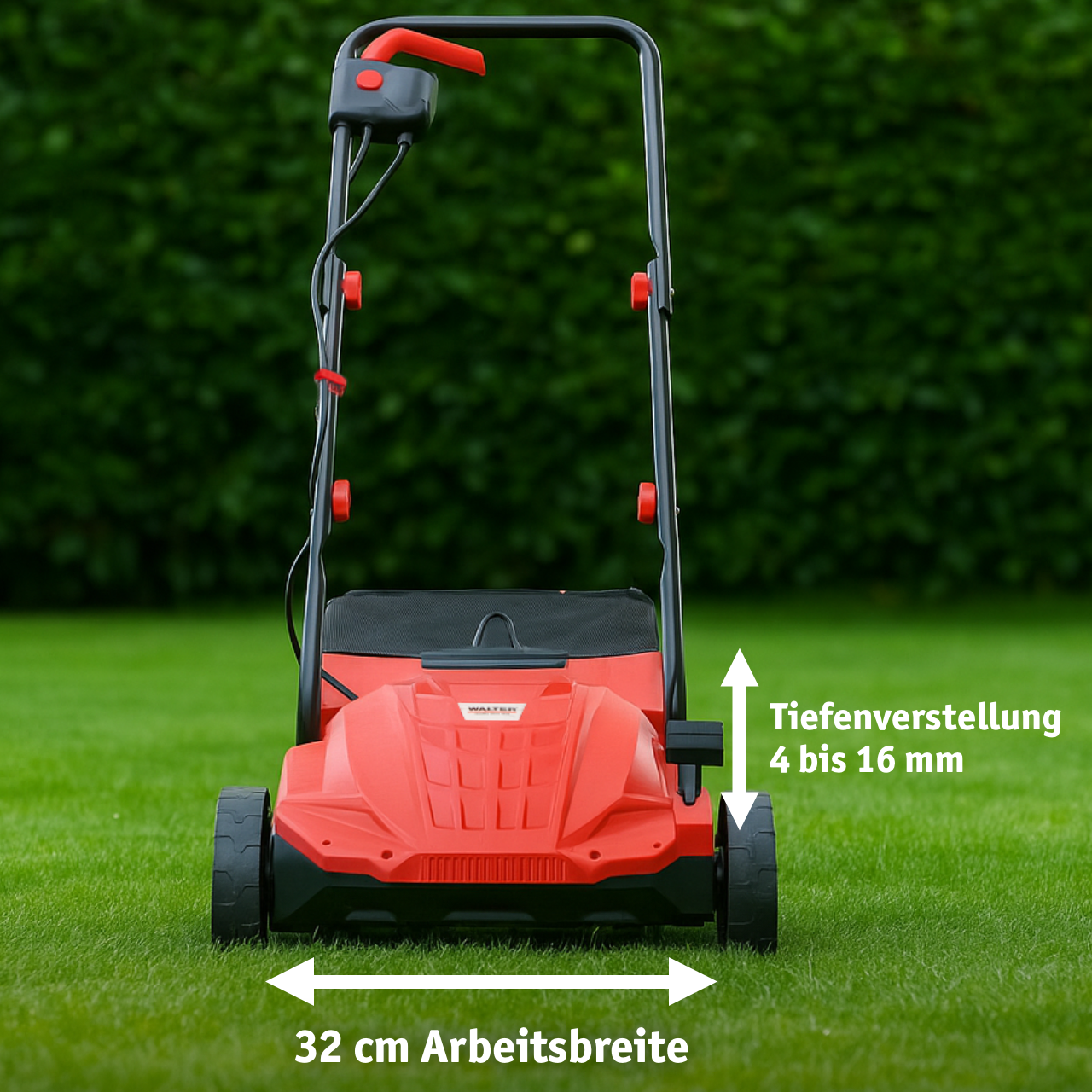 Elektro-Vertikutierer und Rasenlüfter 1500 W