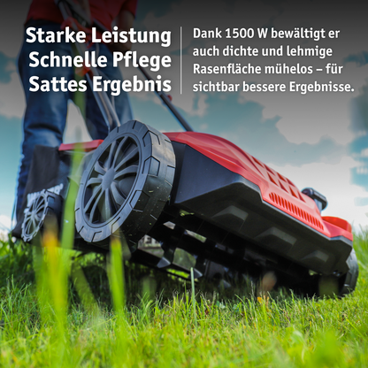 Elektro-Vertikutierer und Rasenlüfter 1500 W