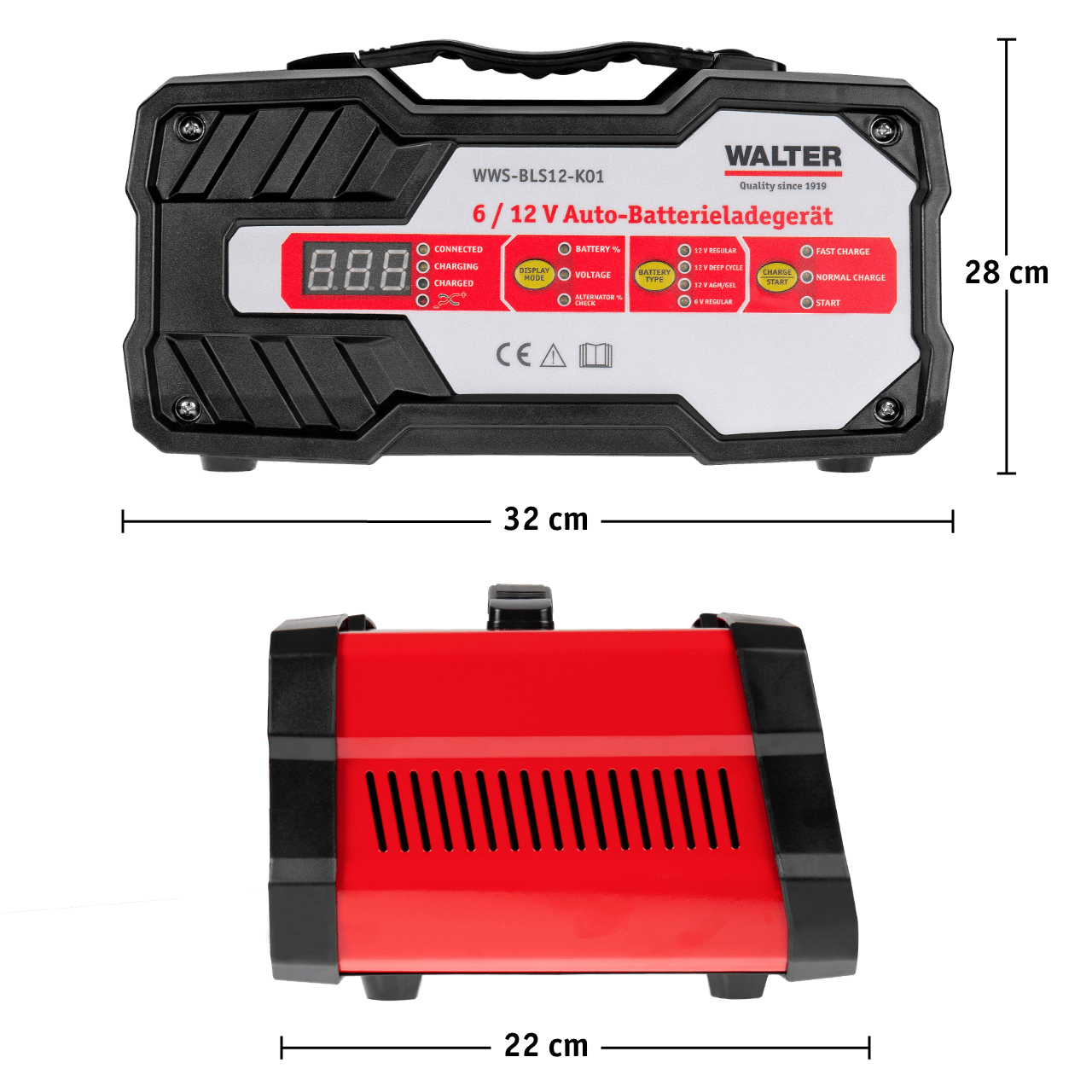 WALTER Auto-Batterieladegerät