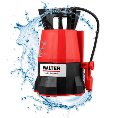 WALTER Klarwasser Tauchpumpe "extra flach" 400 W