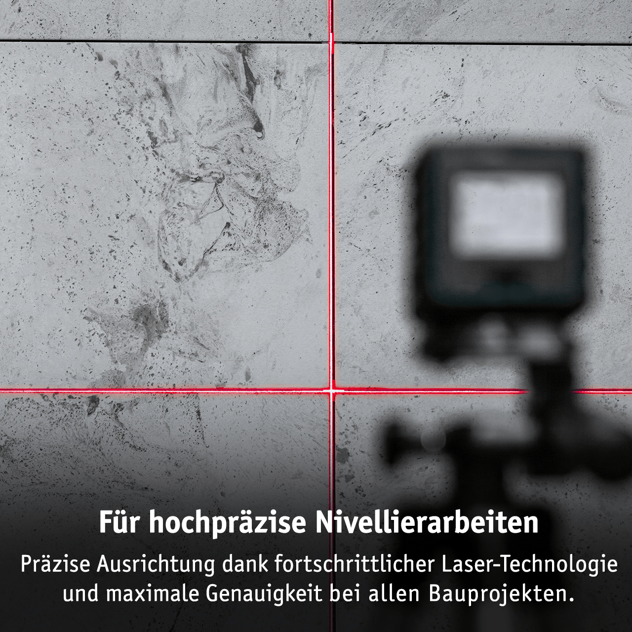 WALTER Kreuzlinienlaser mit Stativ