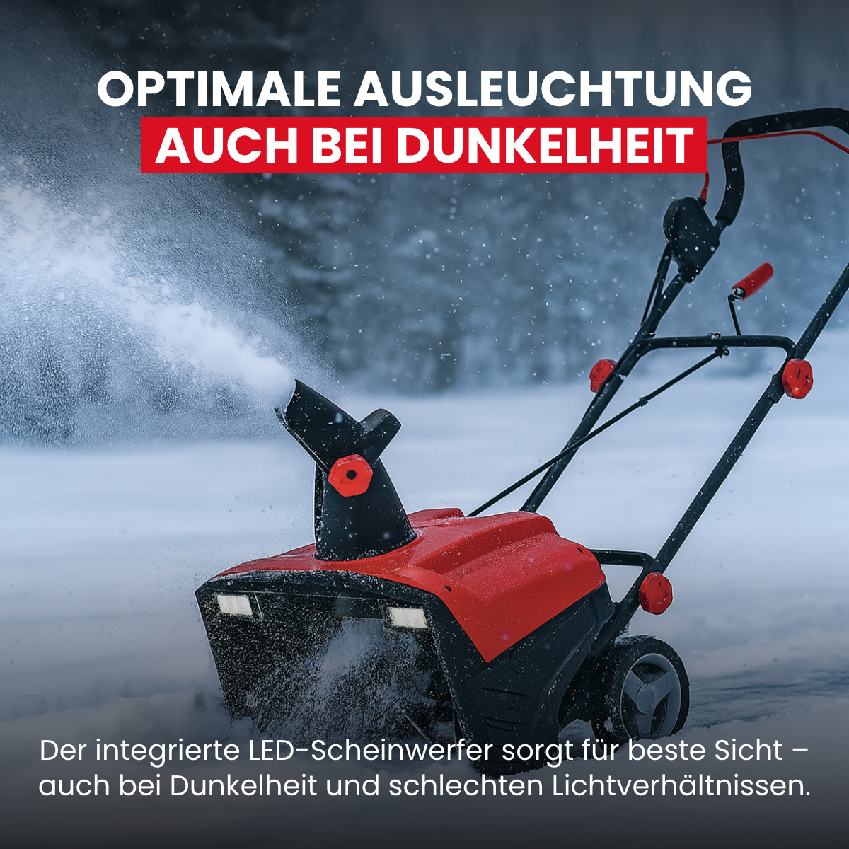 Elektro-Schneefräse 2300 W