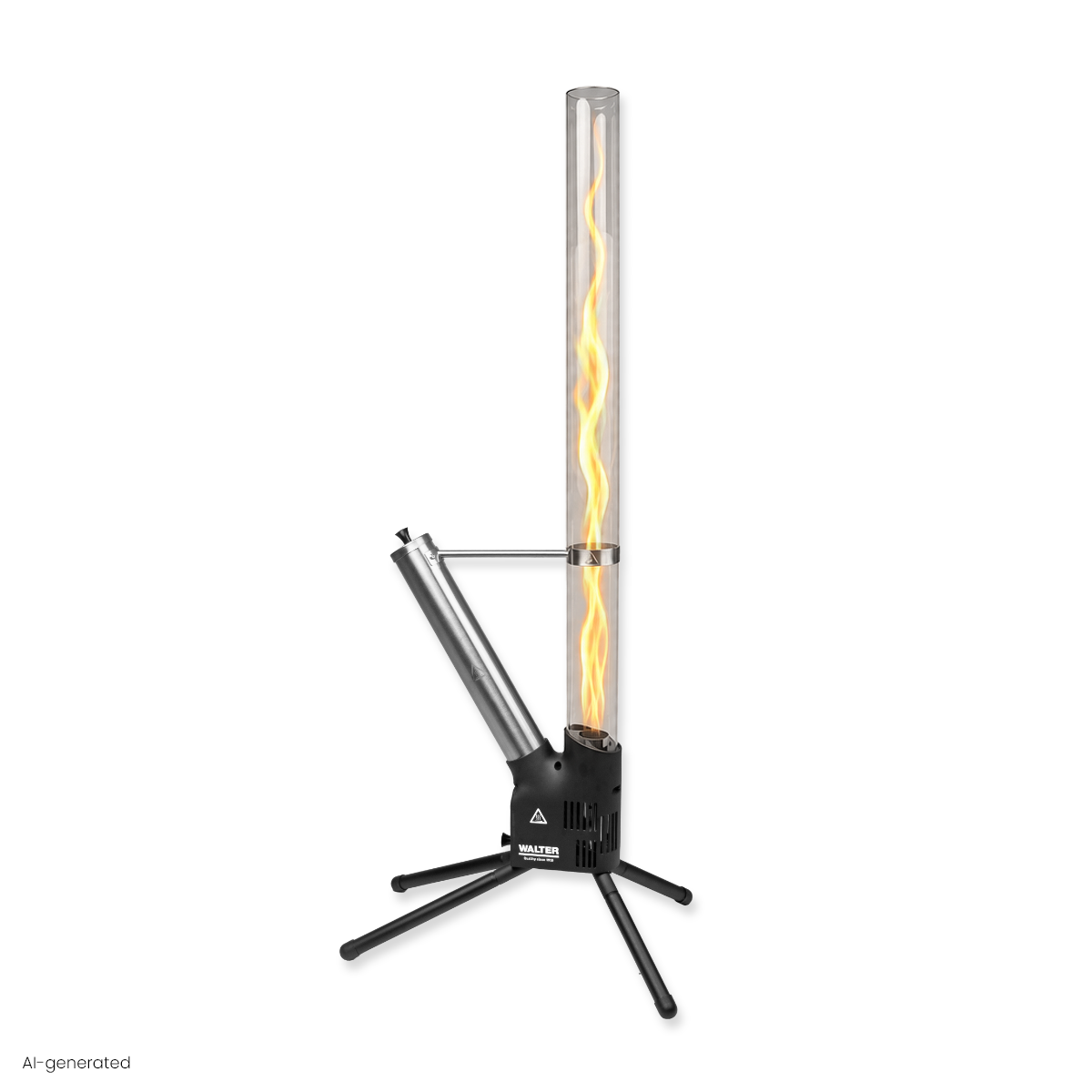 Feuerrohr mit Asche-Schublade