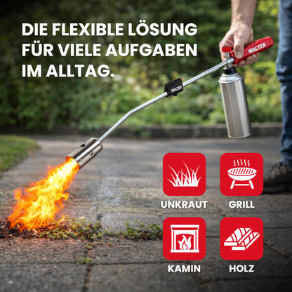 Unkrautbrenner mit Piezo-Zündung