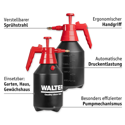 WALTER Drucksprühgerät 1,5 Liter