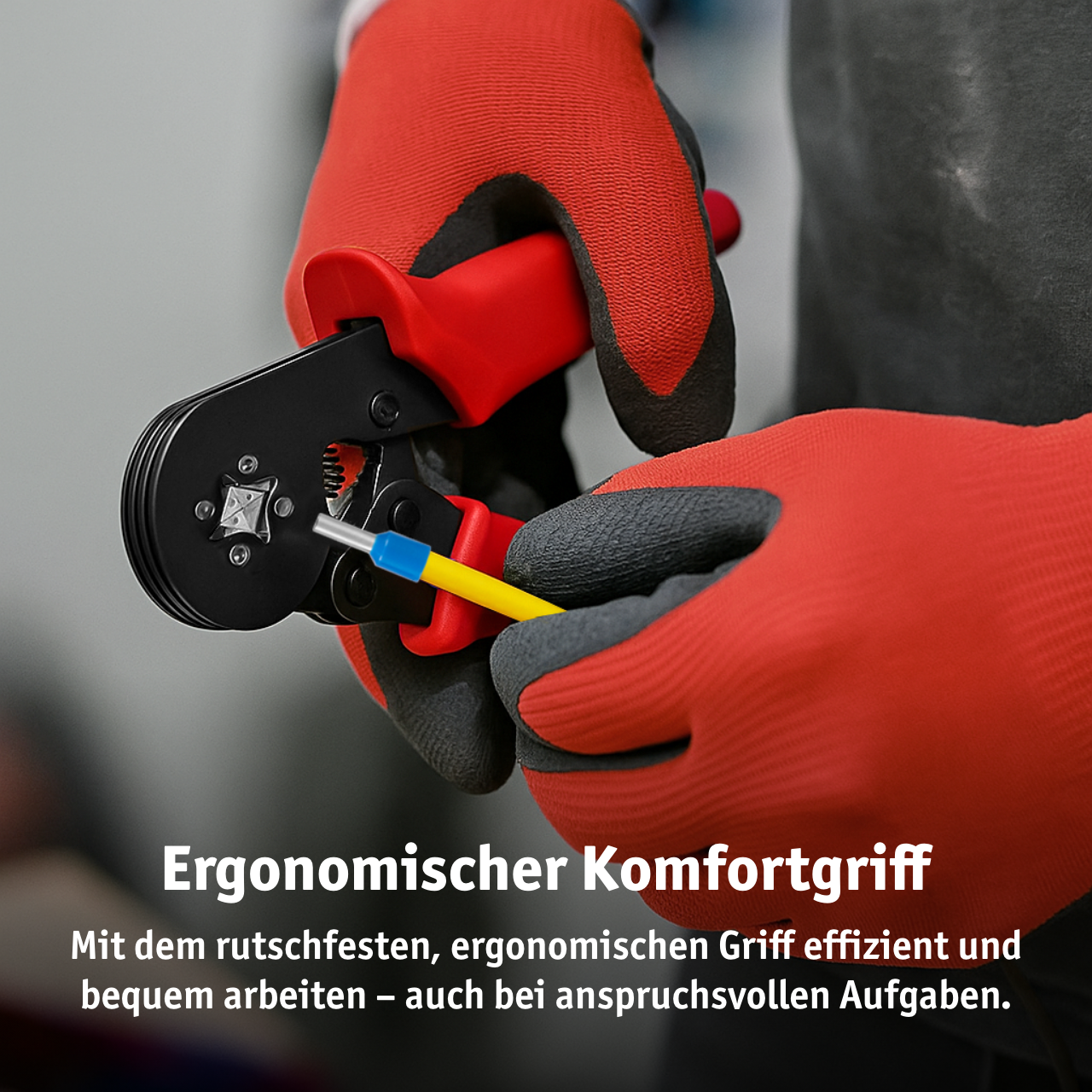 Crimpzange mit 1800-tlg. Aderendhülsen-Set
